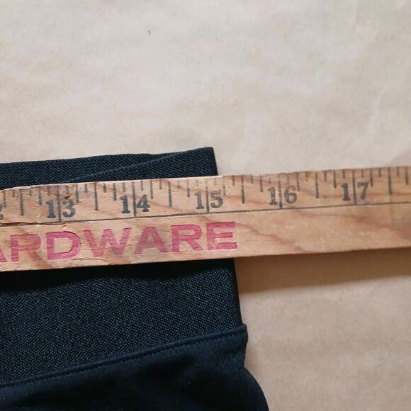 H&M Womens Leggings Large Black Mid Rise Skinny Stretch Ankle Basic Casual - Picture 5 of 6